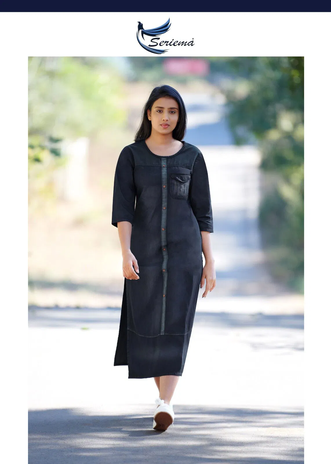 Seriema Kumb Capture 4 Denim Wholesale Party Wear Kurtis